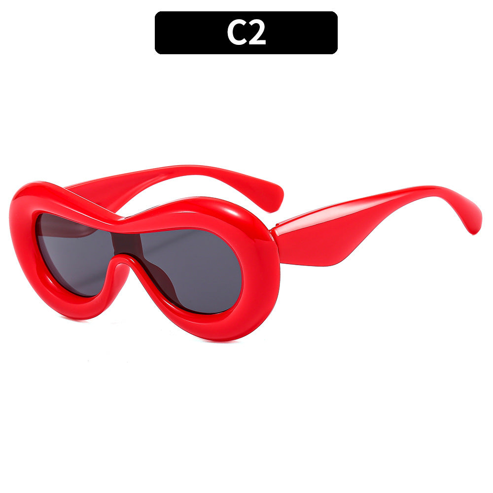 Wholesale Funny Bubble Stereo Candy Color PC Sunglasses